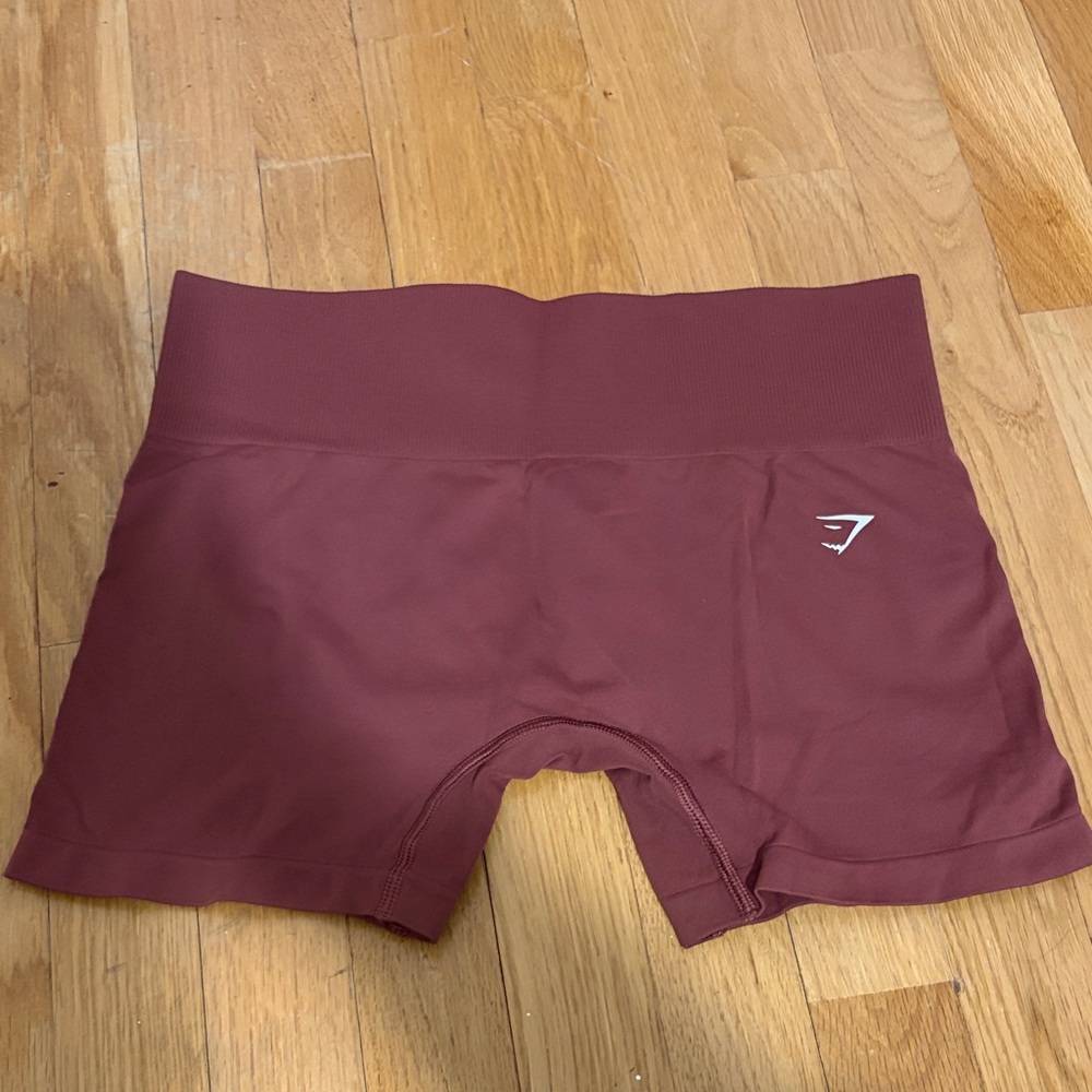 Gymshark Women's Maroon Bike Shorts